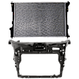 2-Piece Kit Radiator Support Assembly, 3.5L Engine, includes Radiator