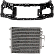 2-Piece Kit Radiator Support Assembly, 4 Cyl/5 Cyl Engine, includes A/C Condenser