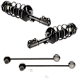 4-Piece Kit Front, Driver and Passenger Side Suspension Kit, Includes (2) Sway Bar Link and (2) Shock Absorber and Strut Assembly