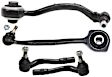 4-Piece Kit Front, Driver and Passenger Side, Lower, Frontward and Rearward Control Arm Kit, Includes (2) Control Arm and (2) Tie Rod End