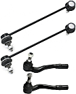 4-Piece Kit Front Suspension Kit, Includes (2) Tie Rod End and (2) Sway Bar Link