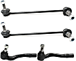 4-Piece Kit Front Suspension Kit, Includes (2) Tie Rod End and (2) Sway Bar Link