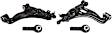 4-Piece Kit Front, Driver and Passenger Side, Lower Control Arm Kit, Includes (2) Control Arm and (2) Tie Rod End