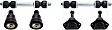 1983 Oldsmobile Delta 88 - 6-Piece Kit Front, Driver and Passenger Side Suspension Kit,  Includes (4) Ball Joint and (2) Sway Bar Link