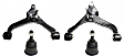 4-Piece Kit Front, Driver and Passenger Side, Lower Control Arm Kit, Includes (2) Ball Joint and (2) Control Arm