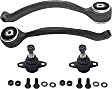 4-Piece Kit Front, Driver and Passenger Side, Lower, Rearward Control Arm Kit, Includes (2) Ball Joint and (2) Control Arm
