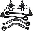 6-Piece Kit Front, Driver and Passenger Side, Lower, Frontward and Rearward Control Arm Kit, Includes (2) Ball Joint and (4) Control Arm