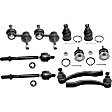 10-Piece Kit Front Suspension Kit, Includes (4) Ball Joint, (4) Tie Rod End and (2) Sway Bar Link