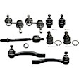 10-Piece Kit Front, Driver and Passenger Side Suspension Kit, Includes (4) Ball Joint, (4) Tie Rod End and (2) Sway Bar Link