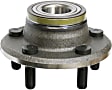 4-Piece Kit Front, Driver and Passenger Side Wheel Hub, With ABS, includes Outer Tie Rod Ends