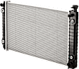 6-Piece Kit Radiator, with Radiator Cap, Radiator Hose, Thermostat, and Thermostat Gasket, 5.0L/5.7L Engines, 28 in. Core Width, with Engine Oil Cooler