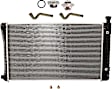 6-Piece Kit Radiator, Includes (1) Radiator, (2) Radiator Hose, (1) Radiator Cap, (1) Thermostat and (1) Thermostat Gasket