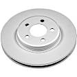 KIT-092121-14 2-Wheel Set Brake Disc and Pad Kit, Plain Surface 5 Lugs Ceramic Evolution Geomet Coated High Carbon, Includes (2) Brake Disc and (1) Brake Pad Set