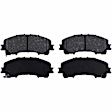 KIT-092121-154 2-Wheel Set Brake Disc and Pad Kit, Cross-drilled and Slotted 5 Lugs Ceramic Evolution Drilled & Slotted Series, Includes (1) Brake Disc and (1) Brake Pad Set