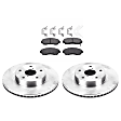 2017 Subaru Legacy - 4-Piece Kit Brake Disc and Pad Kit, 2.5L 4Cyl, Autospecialty By Powerstop  Includes (2) Brake Disc and (1) Brake Pad Set