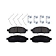 KIT-092121-281 2-Wheel Set Brake Disc and Pad Kit, Plain Surface 6 Lugs Ceramic 4WD Autospecialty By Powerstop, Includes (2) Brake Disc and (1) Brake Pad Set