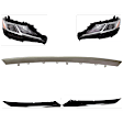 5-Piece Kit, Driver and Passenger Side LED Headlight, With bulb(s), OE Replacement, Includes (3) Bumper Trim and (2) Headlight
