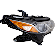 4-Piece Kit Driver and Passenger Side LED Headlight, With bulb(s), OE Replacement, Includes (2) Bumper Trim and (2) Headlight