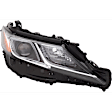 4-Piece Kit, Driver and Passenger Side LED Headlight, With bulb(s), OE Replacement, Includes (2) Bumper Trim and (2) Headlight