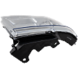 2012 Ford F-150 - 4-Piece Kit Driver and Passenger Side Halogen Headlight, With bulb(s), OE Replacement,  Includes (1) Bumper Trim and (2) Headlight