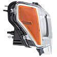 2012 Ford F-150 - 4-Piece Kit Driver and Passenger Side Halogen Headlight, With bulb(s), OE Replacement,  Includes (1) Bumper Trim and (2) Headlight