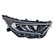 4-Piece Kit Driver and Passenger Side LED Headlight, With bulb(s), North America Built Vehicle, OE Replacement, Includes (2) Bumper Trim and (2) Headlight