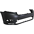 2012 Toyota Highlander - 2-Piece Kit Front Primed Bumper Cover, CAPA Certified  Includes (1) Bumper Cover and (1) Valance