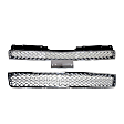 2007 Chevrolet Tahoe - 2-Piece Kit Grille, Chrome,  Includes (1) Bumper Grille and (1) Grille