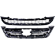 2-Piece Kit Front Bumper Grille, Gray Shell and Insert, Includes (1) Bumper Grille and (1) Grille Assembly
