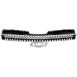 2008 Chevrolet Tahoe - 2-Piece Kit Grille, Chrome Shell with Painted Black Insert, For Models Without Off Road Package,  Includes (1) Bumper Grille and (1) Grille