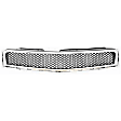 2-Piece Kit Bumper Grille, Chrome Shell w/ Black Insert, Includes (1) Bumper Grille and (1) Grille