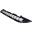 2-Piece Kit Front Bumper Grille, Mexico or USA Built Vehicle, Gray Shell and Insert, CAPA Certified, Includes (1) Bumper Grille and (1) Grille