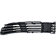 2001 Volkswagen Passat - 3-Piece Kit Driver and Passenger Side, Center, Outer Bumper Grille, New Body Style, Black, Includes (1) Bumper Grille and (2) Fog Light Cover
