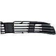 2001 Volkswagen Passat - 3-Piece Kit Driver and Passenger Side, Center, Outer Bumper Grille, New Body Style, Black, Includes (1) Bumper Grille and (2) Fog Light Cover