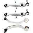 4-Piece Kit Front, Driver and Passenger Side, Lower, Rearward Control Arm, includes Control Arm and Lateral Link