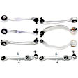 8-Piece Kit Control Arm, Includes (6) Control Arm and (2) Lateral Link