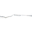 2-Piece Kit Resonator - Natural, Made of Aluminized Steel, Direct Fit, 2-Piece Kit, Includes (1) Muffler and (1) Resonator