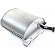 2-Piece Kit Resonator - Natural, Made of Aluminized Steel, Direct Fit, 2-Piece Kit, Includes (1) Muffler and (1) Resonator