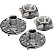 1995 Honda Accord - 2-Wheel Set Front, Driver and Passenger Side Wheel Hub, FWD, 4 Lugs, With Bearing, Includes (2) Wheel Hub and (2) Wheel Bearing