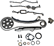 1997 Nissan Pickup - 3-Piece Kit Timing Chain Kit, Engine Designation: KA2E, SOHC, 12 Valves, 2.4L 4Cyl,  Includes (1) Oil Pump, (1) Timing Chain Kit, and (1) Water Pump