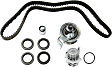 2-Piece Kit Timing Belt Kit, 1.8L, 4Cyl Water Pump Included Includes (1) Timing Belt Kit and (1) Water Pump