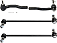2016 Lexus CT200h - 4-Piece Kit Front, Driver and Passenger Side Suspension Kit,  Includes (2) Sway Bar Link and (2) Tie Rod End