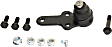 4-Piece Kit Front, Driver and Passenger Side Suspension Kit, Includes (2) Ball Joint and (2) Tie Rod End