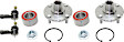 4-Piece Kit Front, Driver and Passenger Side Suspension Kit, Includes (2) Tie Rod End and (2) Wheel Hub
