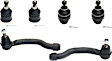 6-Piece Kit Front, Driver and Passenger Side Suspension Kit, Includes (4) Ball Joint and (2) Tie Rod End
