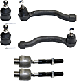 6-Piece Kit Front, Driver and Passenger Side Suspension Kit, Includes (4) Tie Rod End and (2) Ball Joint
