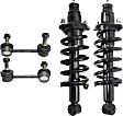 4-Piece Kit Rear, Driver and Passenger Side Suspension Kit, Includes (2) Sway Bar Link and (2) Shock Absorber and Strut Assembly