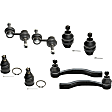 8-Piece Kit Front Suspension Kit, Includes (4) Ball Joint, (2) Tie Rod End and (2) Sway Bar Link