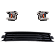 3-Piece Kit Driver and Passenger Side Halogen Headlight, With bulb(s), OE Replacement, Includes (1) Bumper Trim and (2) Headlight