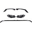 2015 Chrysler 200 - 5-Piece Kit Driver and Passenger Side HID/Xenon Headlight, With bulb(s), OE Comparable Finish, Includes (3) Bumper Trim and (2) Headlight